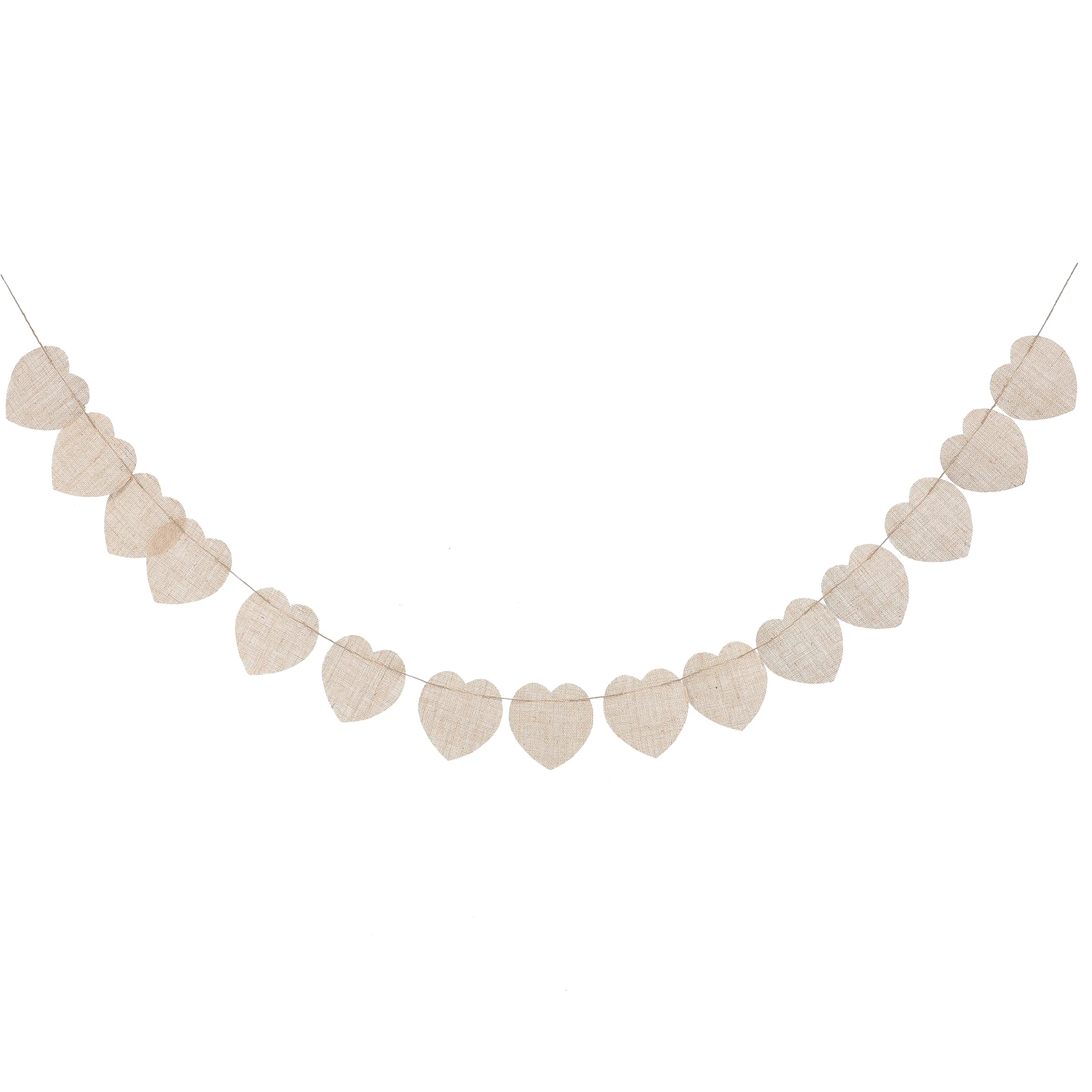 

Diy Shape Burlap Bunting Banner Blank Garland Wedding Birthday Christmas Party Decor Material Outdoor Indoor Use