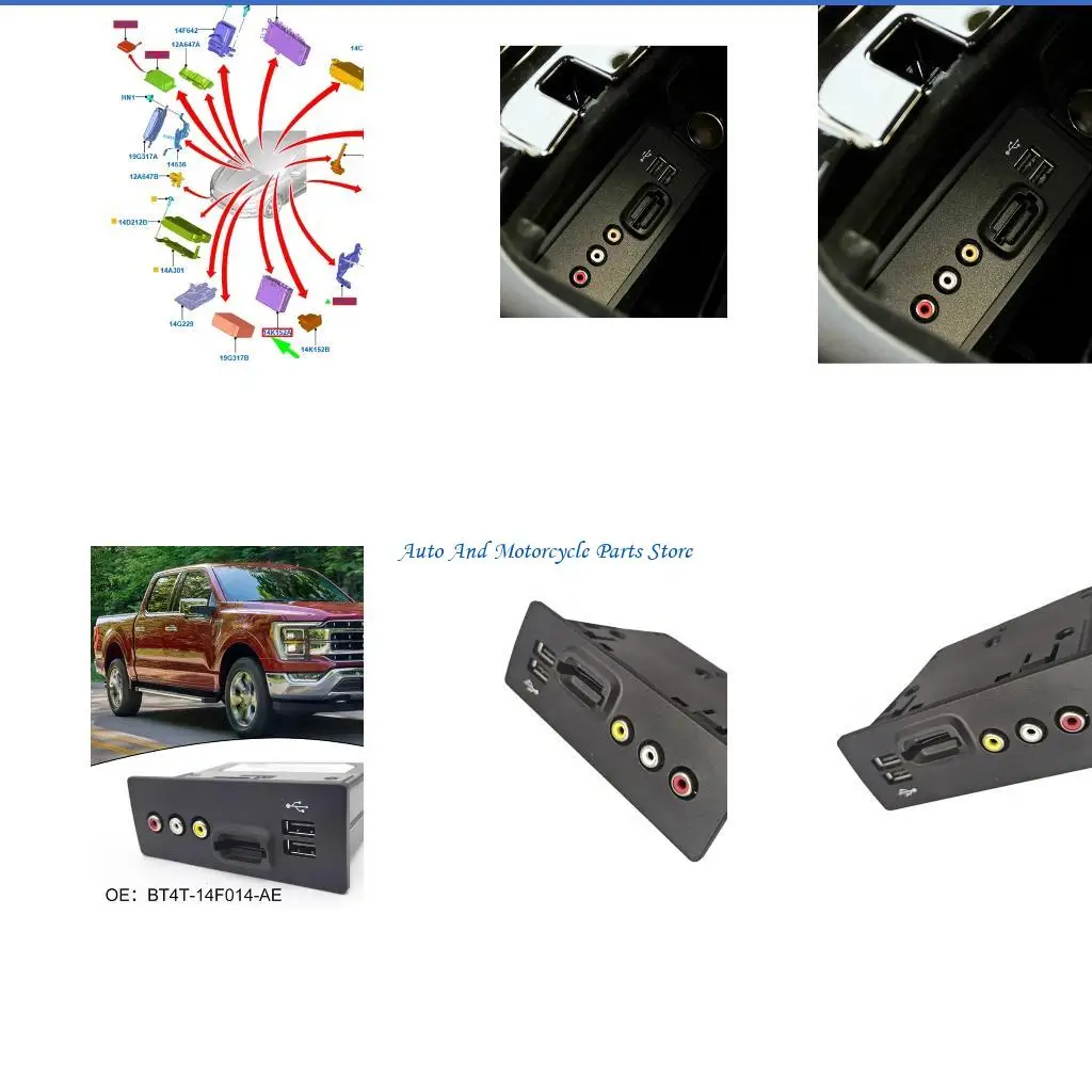 

P9FD HiFi Car Media Interfaces Module Multiple Sound Formats Support BT4T-14F014-AE