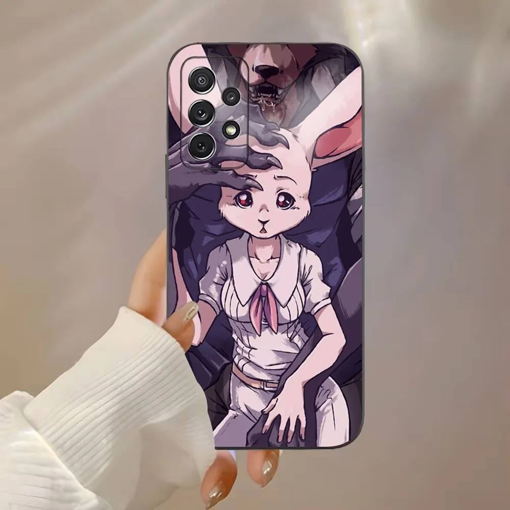 A-Anime B-BEASTARS-S Phone Case For Samsung Galaxy A91,A80,A73,A72 ,A71,A53A52,A32 ,A31A22,A21s,A20,Black Cover