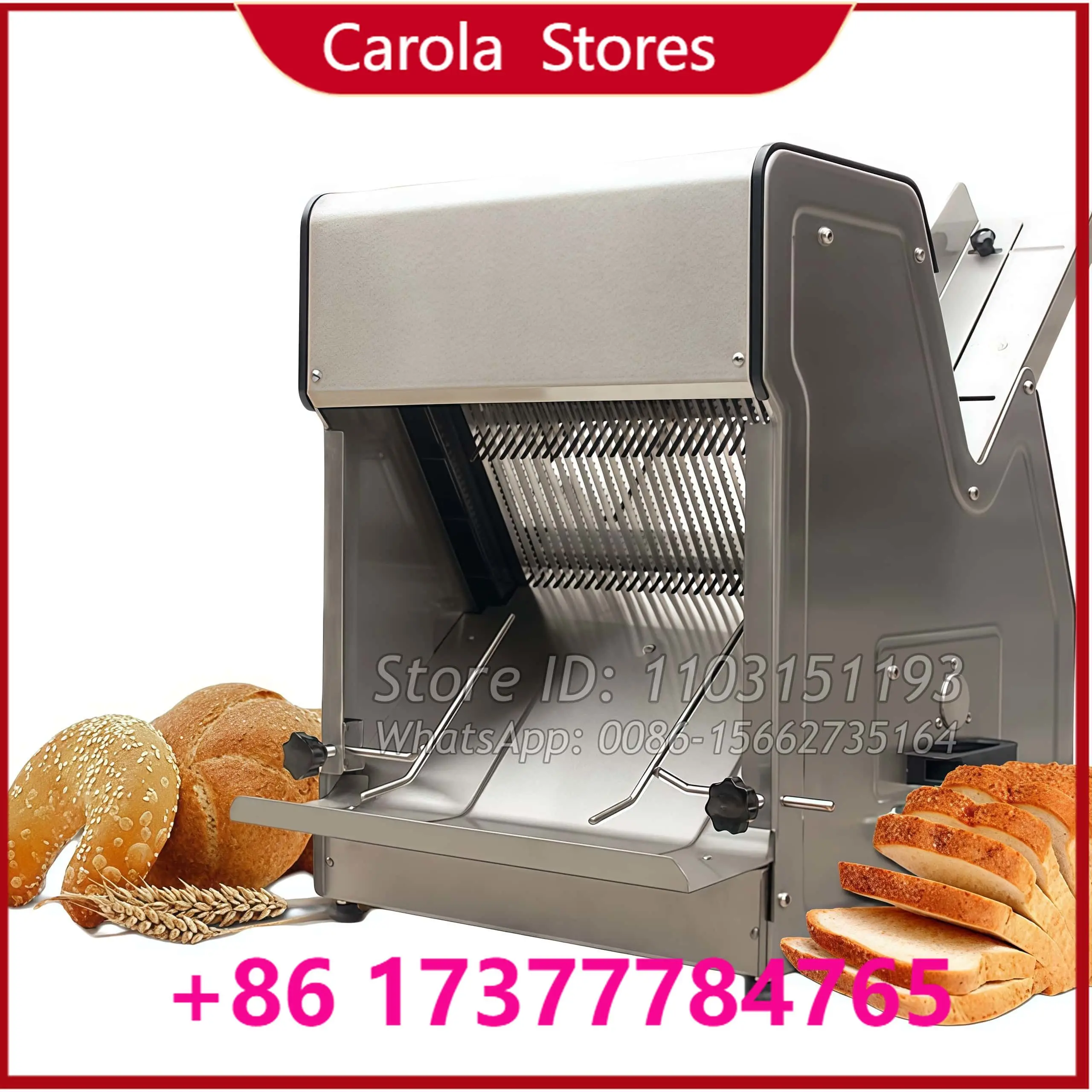 12 mm Commercial Stainless Steel Bread Slicer 31 pcs Electric Bread Slicer Machine Price Toast Bread Slice Slicing Machine