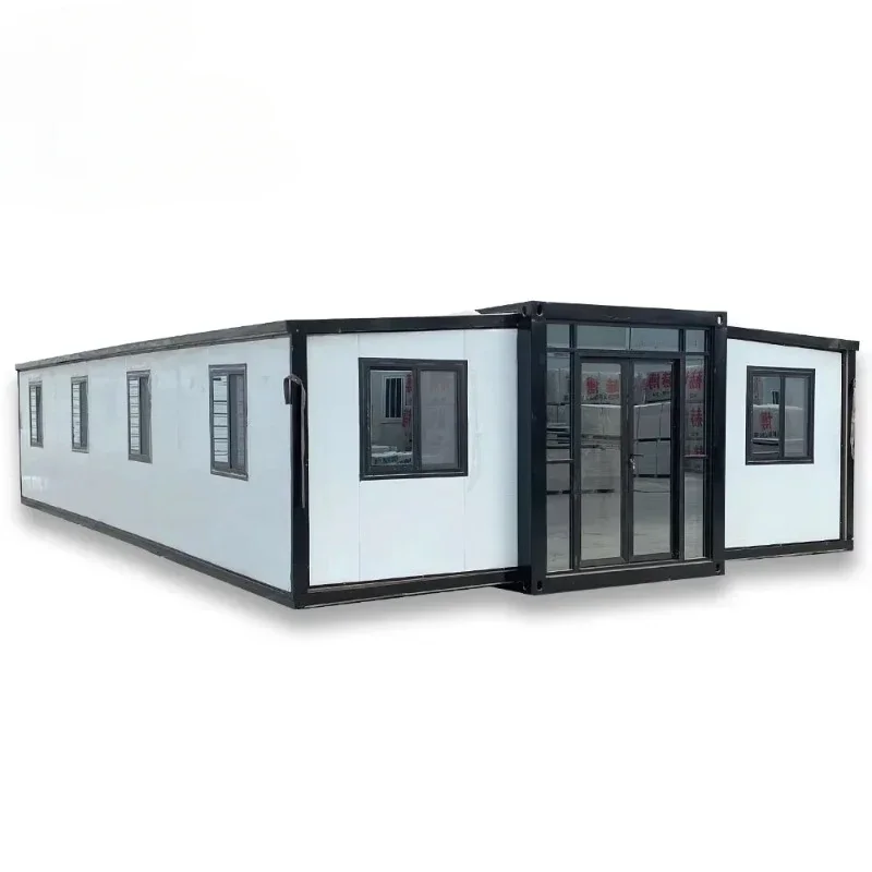 Luxury Living Villa Prefabricated Expandable Container House with 2 Bedrooms Prefab Portable Mobile Tiny Home