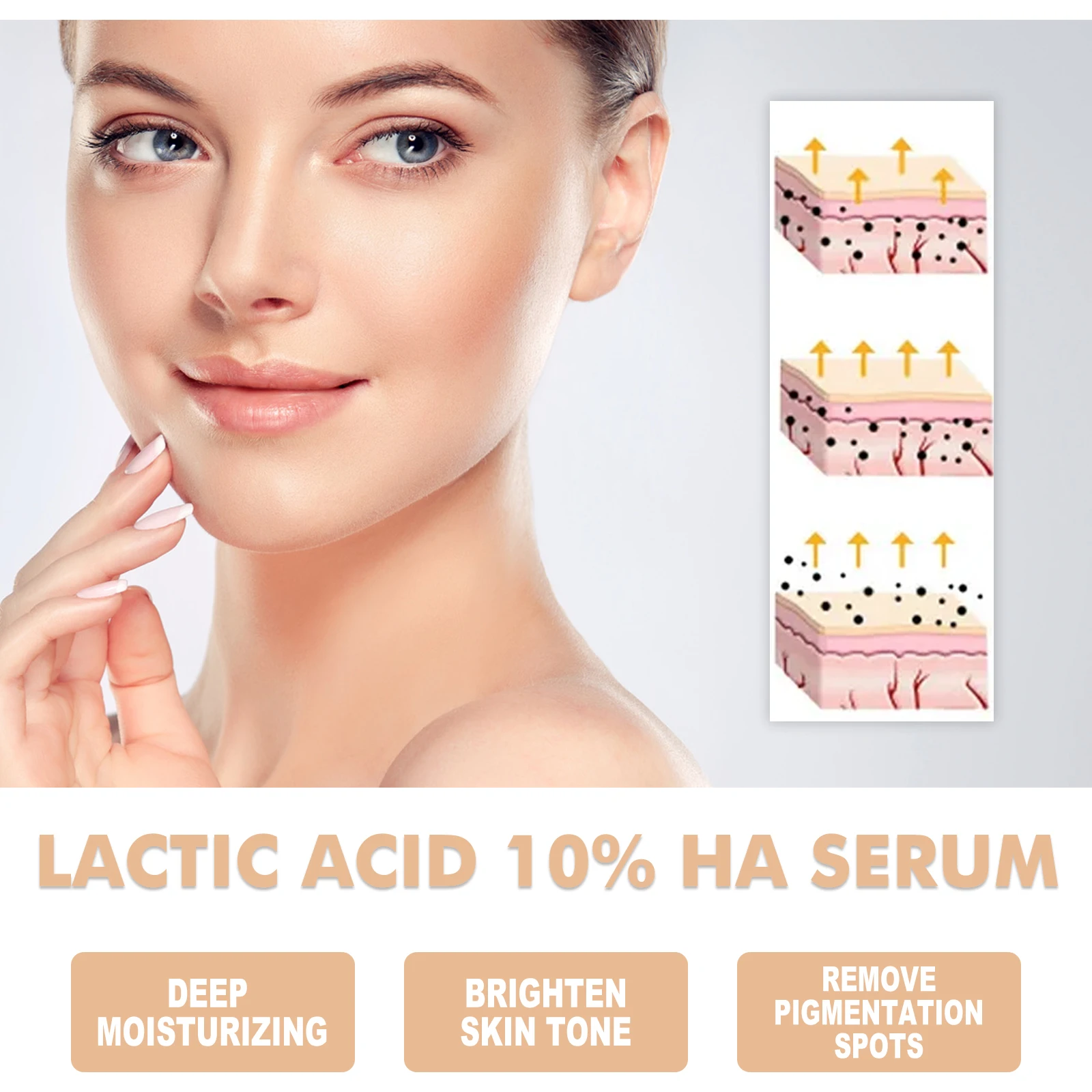 Melkzuur Gezichtsessentie Anti - Hyaluronic Acid Serum recensie en prijs