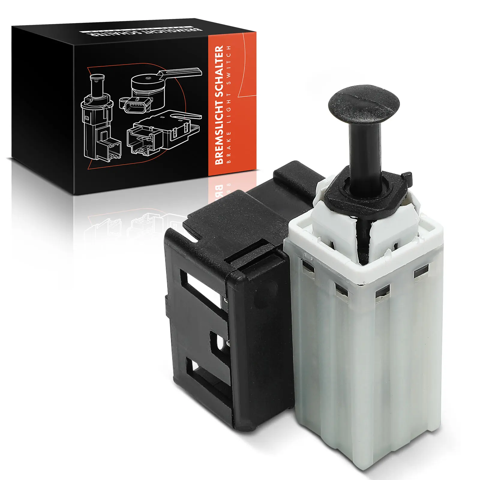 Frankberg 1x Remlichtschakelaar voor Jeep Grand Cherokee IV WK WK2 4x4 56029454AA 901273 SLS526 56029454AC 1S12117 56029454AB