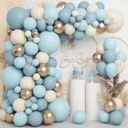 134PCS Blue Balloon Wreath Arch Kit - Birthday, Anniversary, Engagement and Wedding - Indoor/outdoor Party Decoration