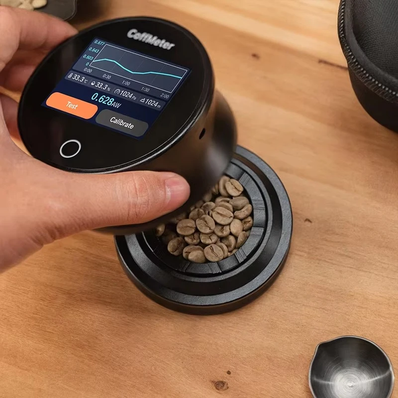 

CoffMeter W1 Quick Connection Measurement, Accuracy ± 0.02 Resolution 0.001 Aw Green Beans, Rice, Wheat, Coffee,