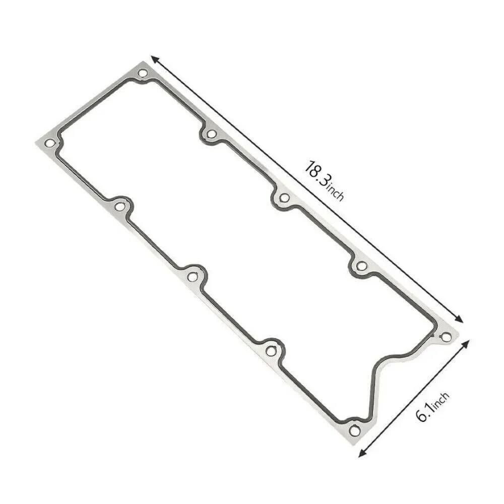 Pelindung Plat Gasket Aluminium Gen 3 LS Untuk GM LQ4 LQ9 4.8L 5.3L 5.7L 6.0L Tahun 1999-2003 Warna Perak XZ-0008