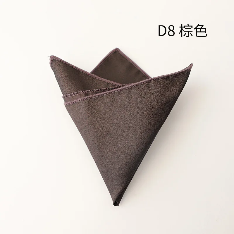 Solid White Pocket Square Handkerchief for Men