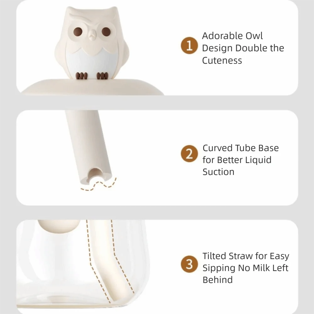 

Slow Flow Nipple Silicone Baby Bottles with Scale Heat-resistant Water Milk Cup 320ml Reusable Newborn Feeding Dispenser