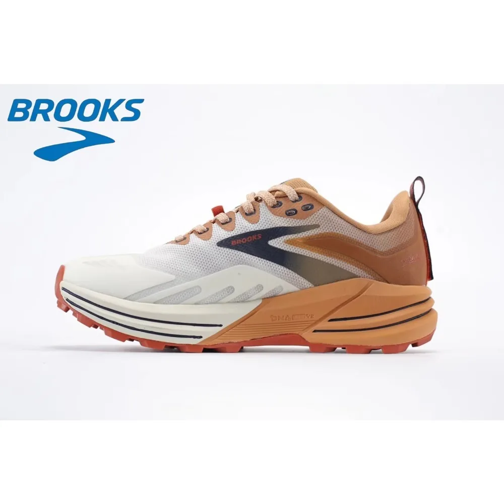 حذاء Brooks Cascadia 16 Series للرجال للجري في الهواء الطلق من Mountain Trail مبطن ومسامي ومريح