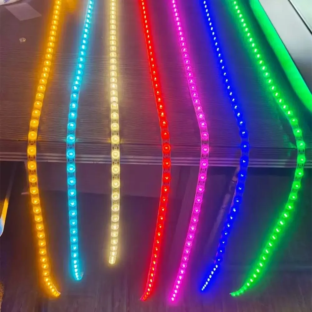 20M RGB LED Strip Light DC 24V SMD 2835 3030 18W Super Bright Wide Beam Angle Diffused Flexible LED Tape for Home Decoration