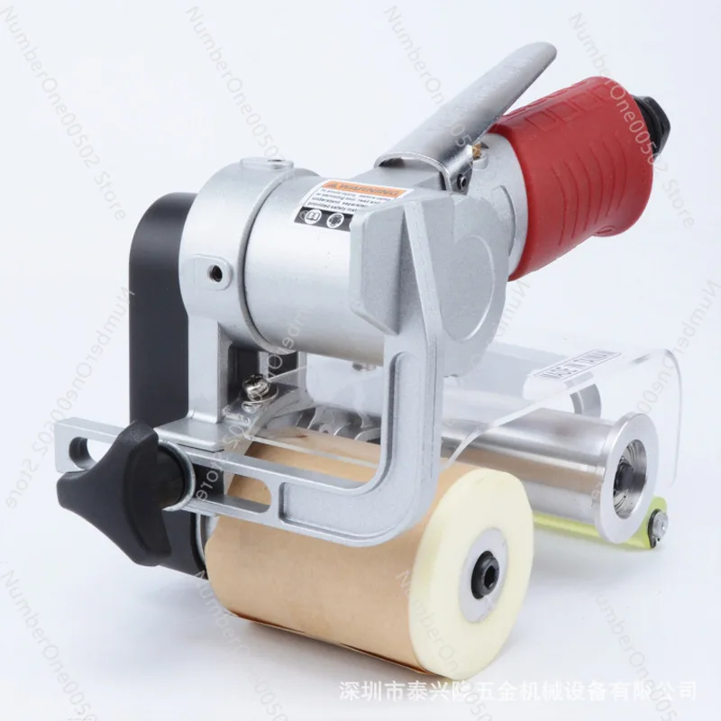 Pneumatic Wire Drawing Machine Air Belt Sander Metal Polishing Machine Mini Sandpaper Machine 60*260mm 7000RPM