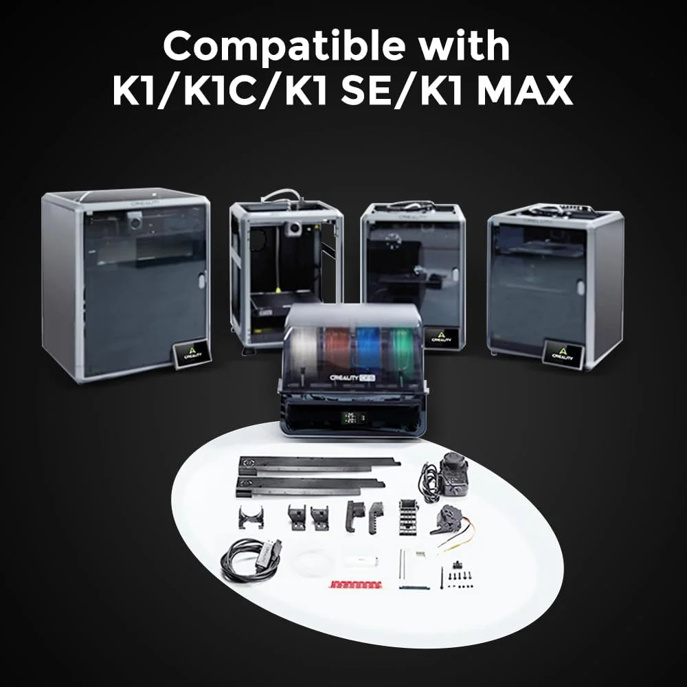 for Creality Official K1 Series CFS Upgrade Accessory for 4-Color Multi-Color Printing for CFS Filament System