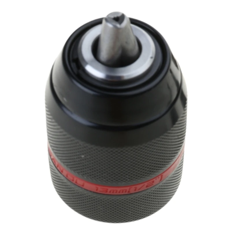 Keyless Drill Chuck Multipurpose Hand Drill Chuck Adapter Parts Replacement Drill Chuck Clamping Capacity 13mm A0KF