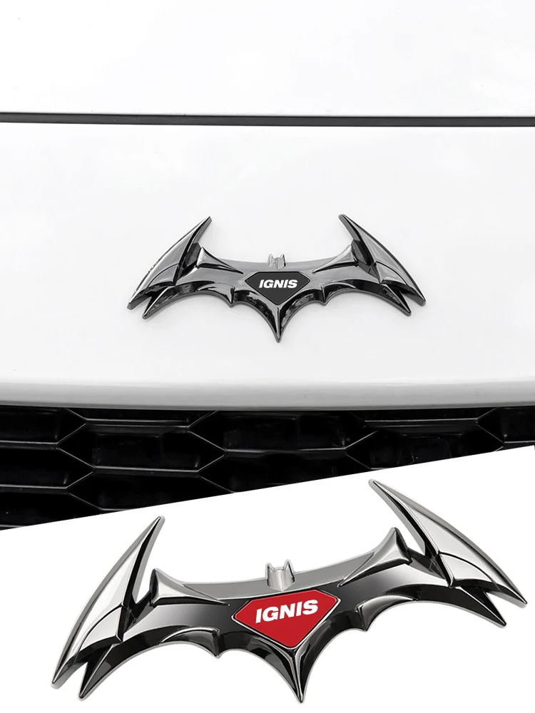 3D Metal Car Badge Sticker Bat Model Car Stickers Logo Badge Stickers Car Accessories for Suzuki IGNIS