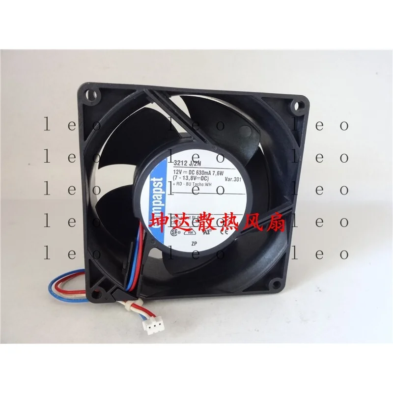 

DD 1 PCS Cooling Fan 3212J/2N DC12V 7.6W 9CM 9038 3-PIN Server fan