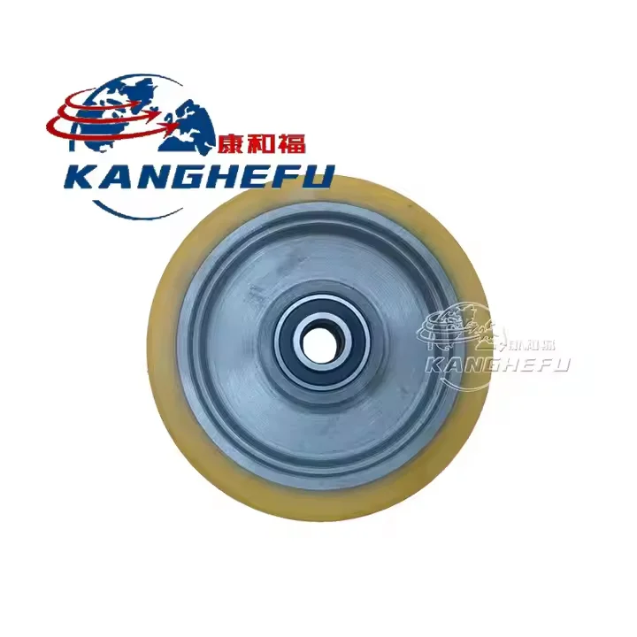 Linde 125x40/45-15 mm Linde Part No. 0009933864 Long Working Service Solid Polyurethane Supporting Balance Wheel