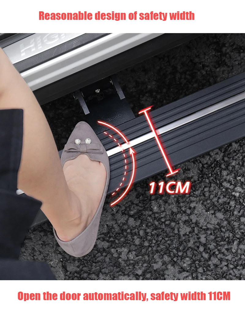 GRANTA Electric Running Board Side Power Step Waterproof And Rust-Proof ABS Material