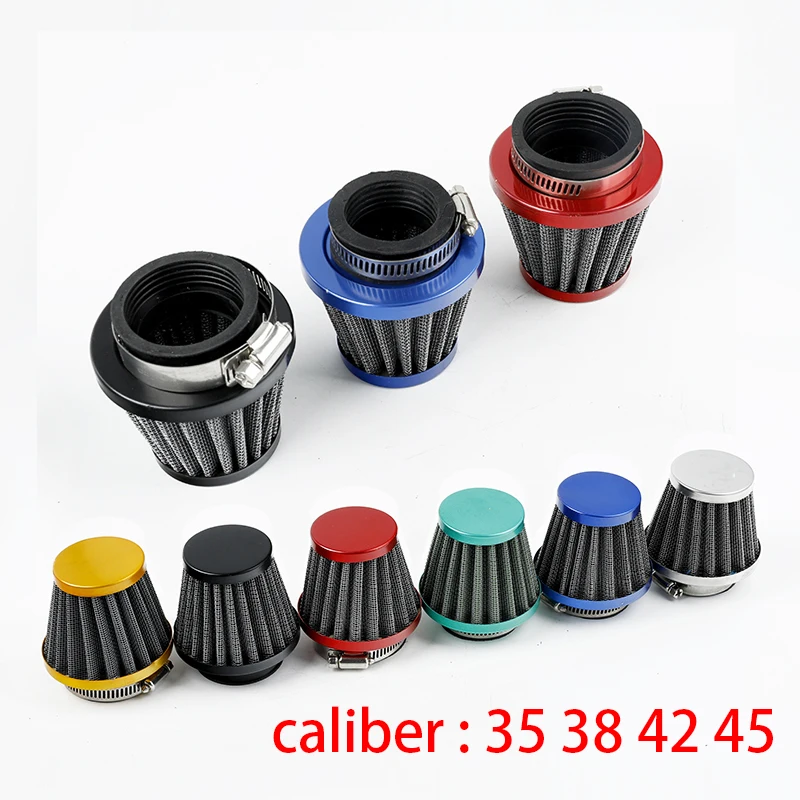 Brand New High Quality Universal 35/38/42/44/45MM Motorcycle Mushroom Head Air Filter Clip On Air Filter Cleaner Hot Sale