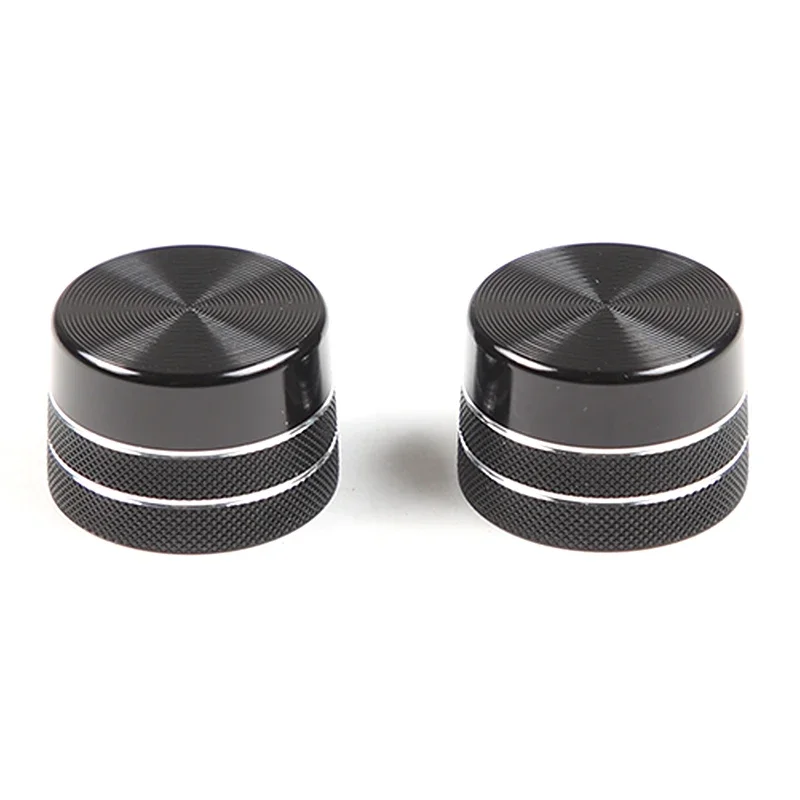 2PCS Aluminum Alloy Car Air Condition Outlet Center Button Knob Ring Caps For INEOS Grenadier 2020-24 Styling Cover Accessories