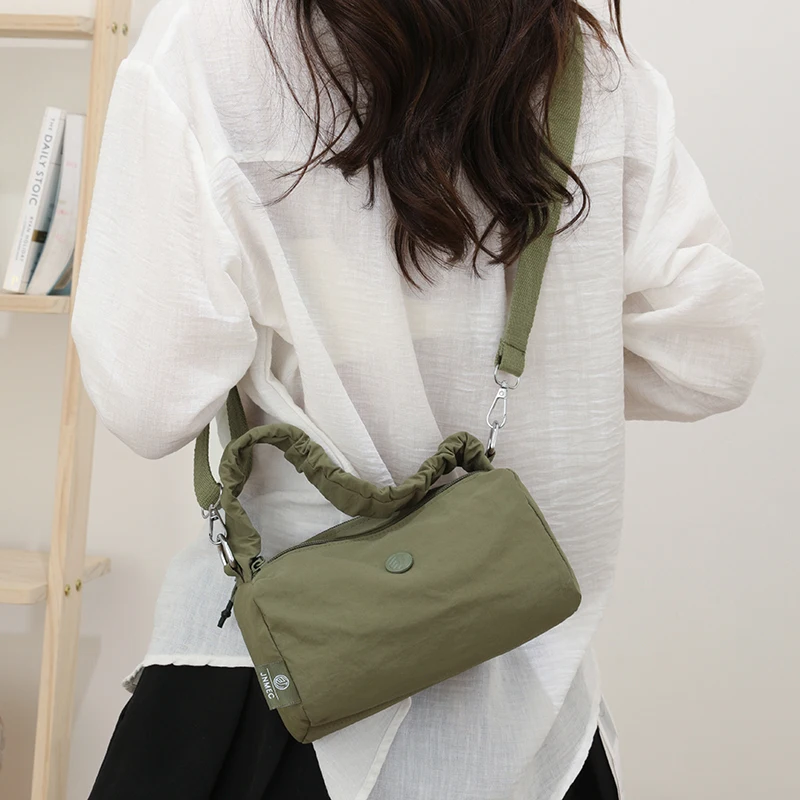 Leichte Nylon-Umhängetasche für Damen, lässige Schultertasche, Reisetasche, Arbeitstasche, Handtasche, Set mit Handtaschen mit Henkel für den täglichen Gebrauch – Detail 14