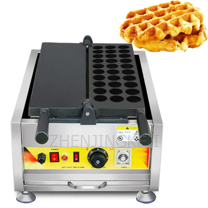 

220V/110V Waffle Maker Machine Stainless Steel Muffin Spherical Round Takoyaki Machine for Snack Milk Tea Shop Commercial