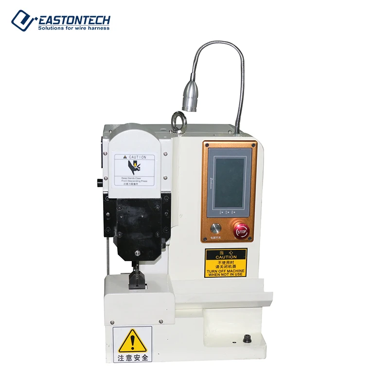 Servomotor semiautomático EW-1550, máquina de empalme de alambre, correa de alambre, maquinaria de prensado de cobre, 2T, AWG24-AWG10