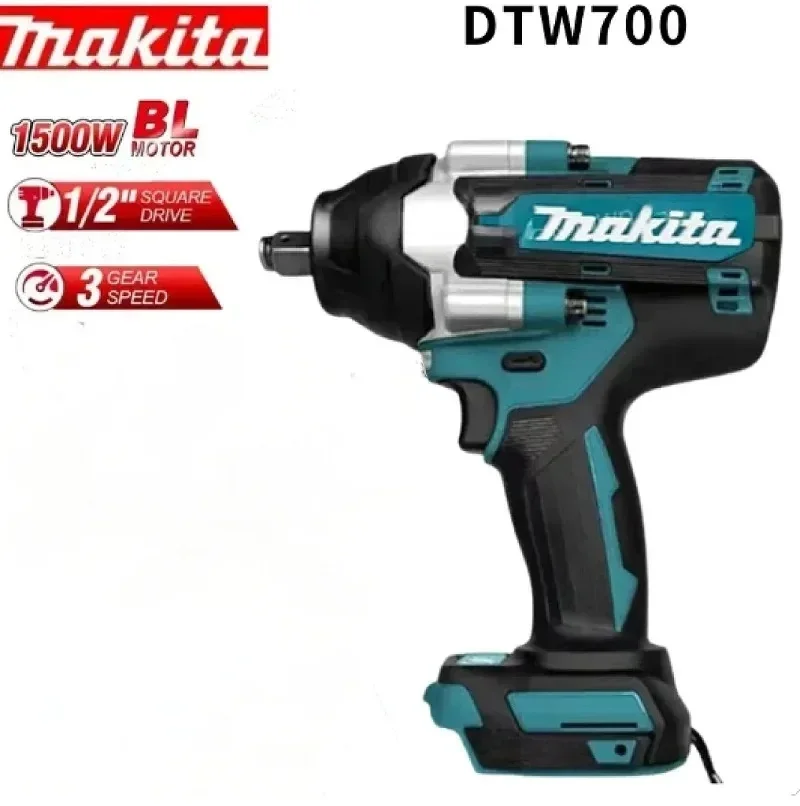 Makita DTW700 18V Brushless Electric Wrench Cordless Drill Screwdriver Free Delivery Large Torque Power Tools Torque Wrench