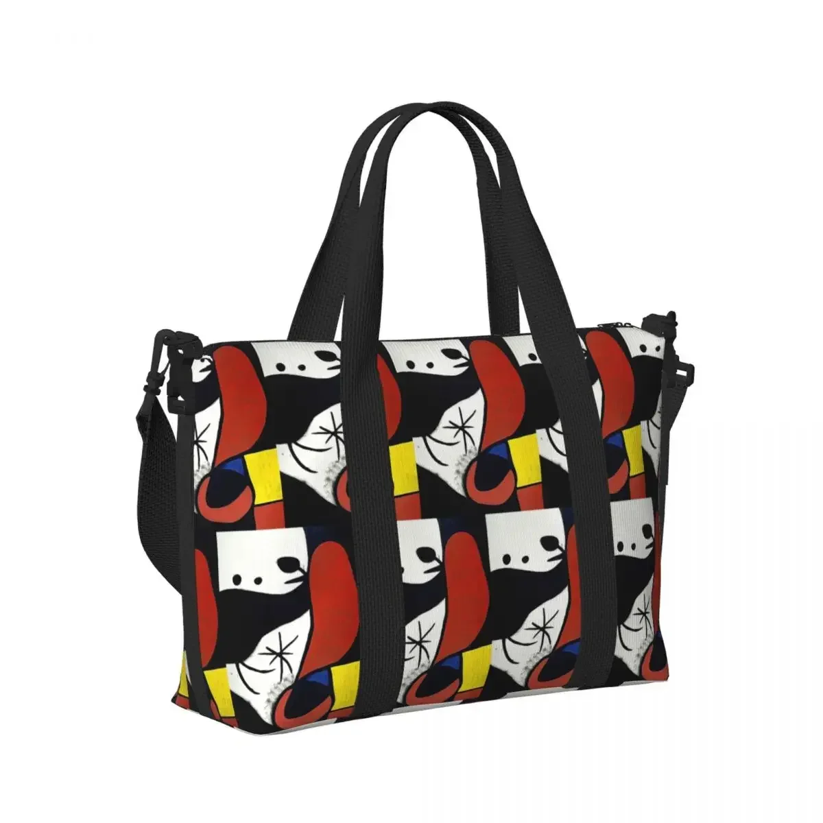 

Joan Miro Beach Travel Bag Large Capacity Tote Bags for Gym Yoga Women Shopping Duffle Shoulder Bag