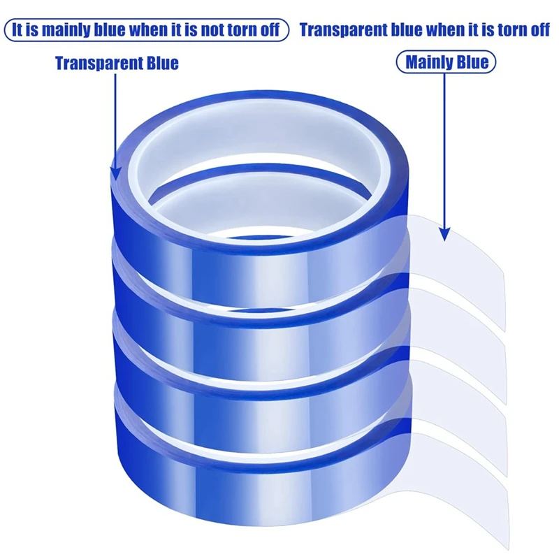 8 ม้วน 10 และ 20 มม. เทปทนความร้อน, เทปถ่ายเทความร้อน, สําหรับกดระเหิดการถ่ายเทความร้อน
