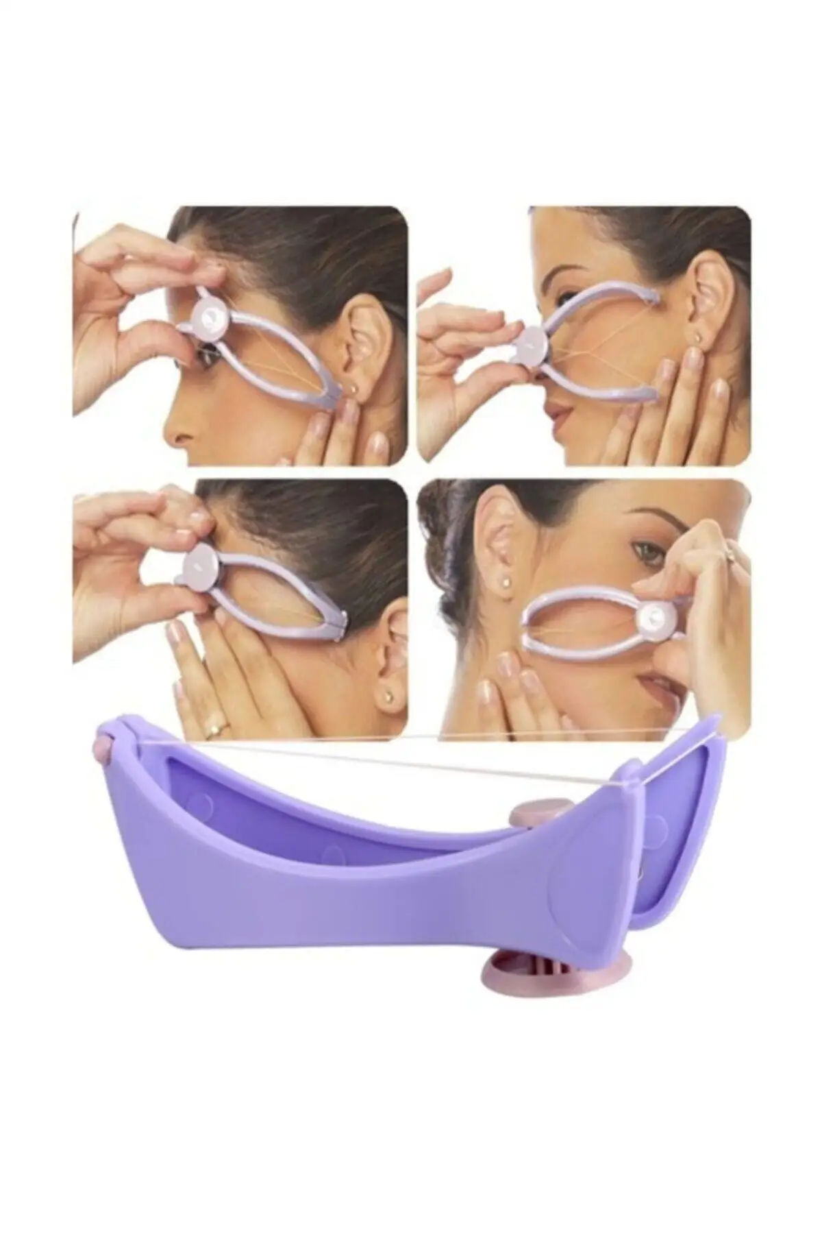 

Threaded Hair Removal Tool Practical Facial Hair Eyebrow Mustache Removal Apparatus