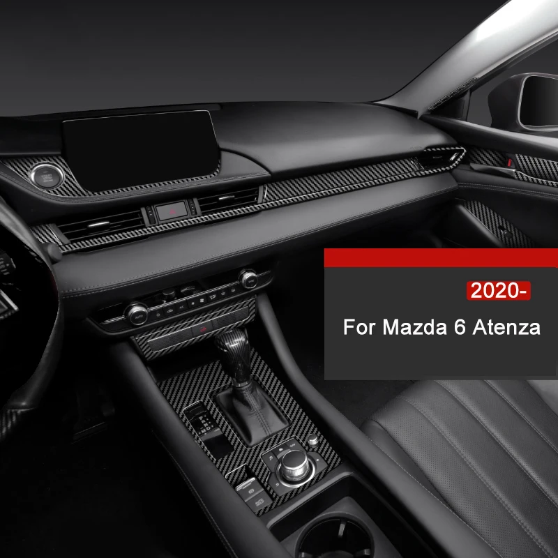 Interior Decoration Center Console Trim Gear Shift Window Button Cover Sticker for Mazda 6 Atenza Accessorie 2020 2021 2022 2023