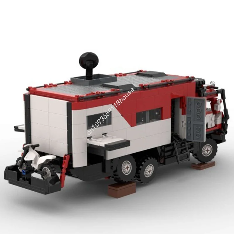 1533 pièces MOC Tatra Camper idées et blocs de construction de modèles CUUSOOed assembler cadeau de noël bricolage idée créative jouet éducation brique
