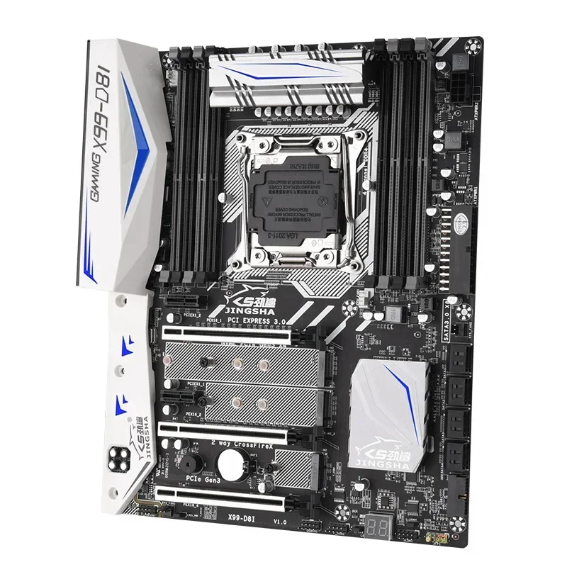 Imagem -03 - Motherboard Kit e5 2690 Processador v3 Lga20113 4x16gb 64gb 2400mhz Ddr4 Fcc Reg Ram Combo de Memória Nvme Suporte X99 D8i