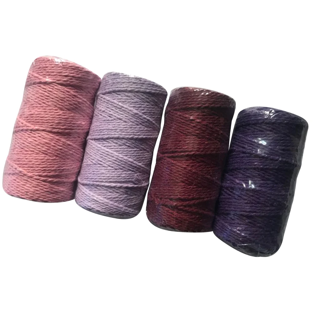 

4pcs 10M 2mm Thick Weather Resistant for Camping Camping Wrapping Rope Clothes Drying Wrapping Colored Rope