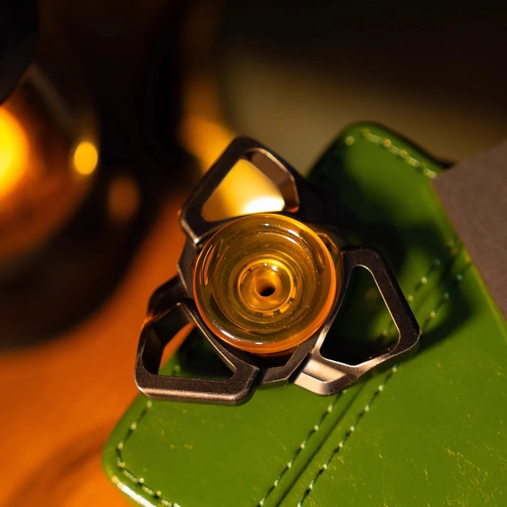 TIER I EDC YIDENG Fidget Spinner Stainless Steel PEI Fidgeting Spinners Necklace Pendant Anxiety Relief Gadgets