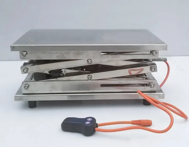 

Настольный небольшой электрический ножничный подъемный стол