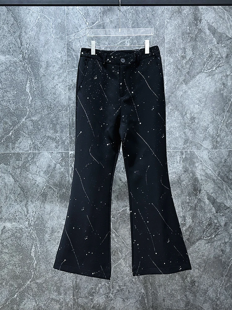 

Casual High Waist Flared Pants Drapey Trendy Personali Long Trousers Spring Summer Youth Faion Breathable Comfortable Lei...