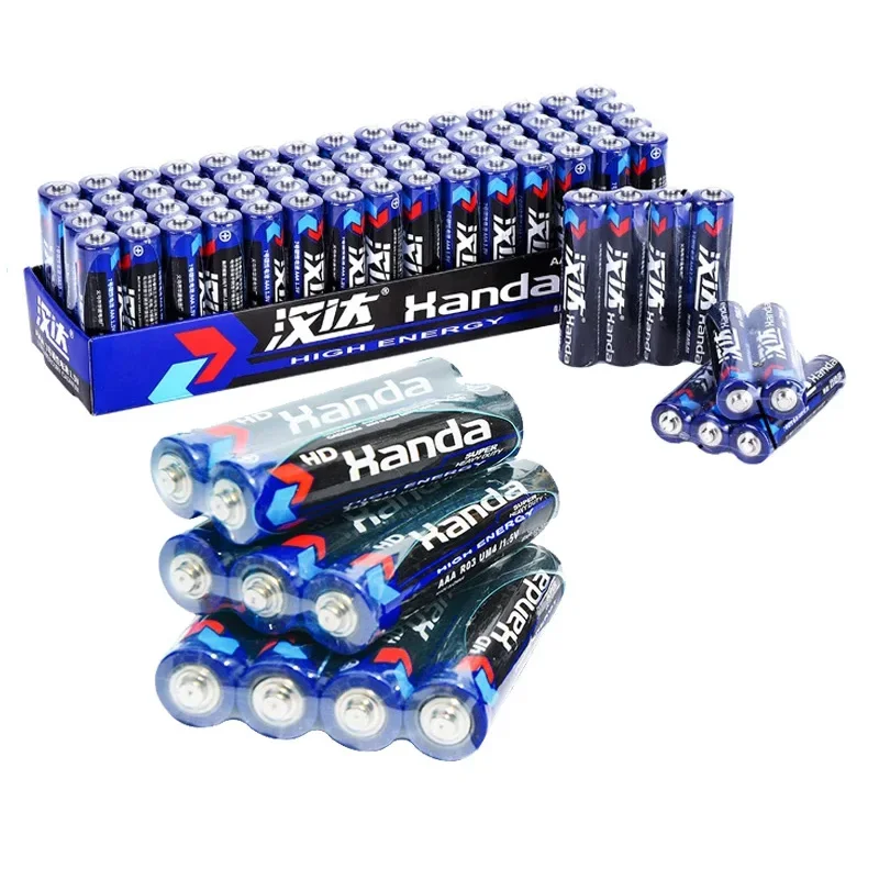 1.5V Black Blue Battery Black Blue AA 60PCS/Boxed Carbon Zinc Manganese Cell Disposable Battery Flash Wireless Mouse Keyboard