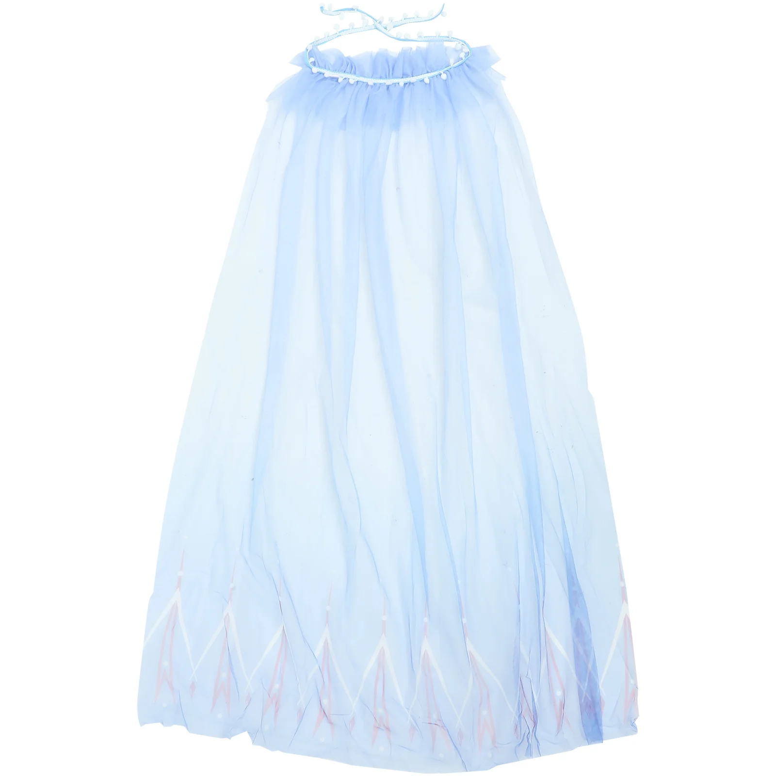 Cape de Cosplay en gaze à paillettes pour enfants, 1 pièce, 120-150.5-25 Kg, accessoires de Costume de fête d'anniversaire, mascarade