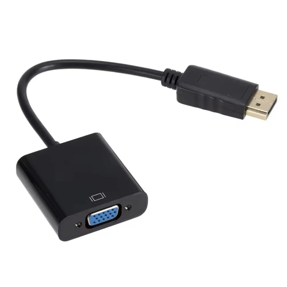 Display Port Displayport DP Male To VGA Female Adapter Cable Converter