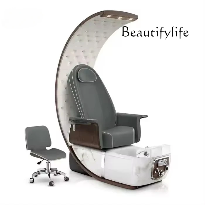 High-End Foot Bath Foot Massage Sauna Club Foot Bath Pedicure Chair Single Reclining Pedicure Sofa