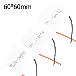 Módulo de placa de refrigeración Semiconductor, disipador térmico de 60x60mm DC29V TEC1-24104/24106/24108/24110/24112 Peltier Element