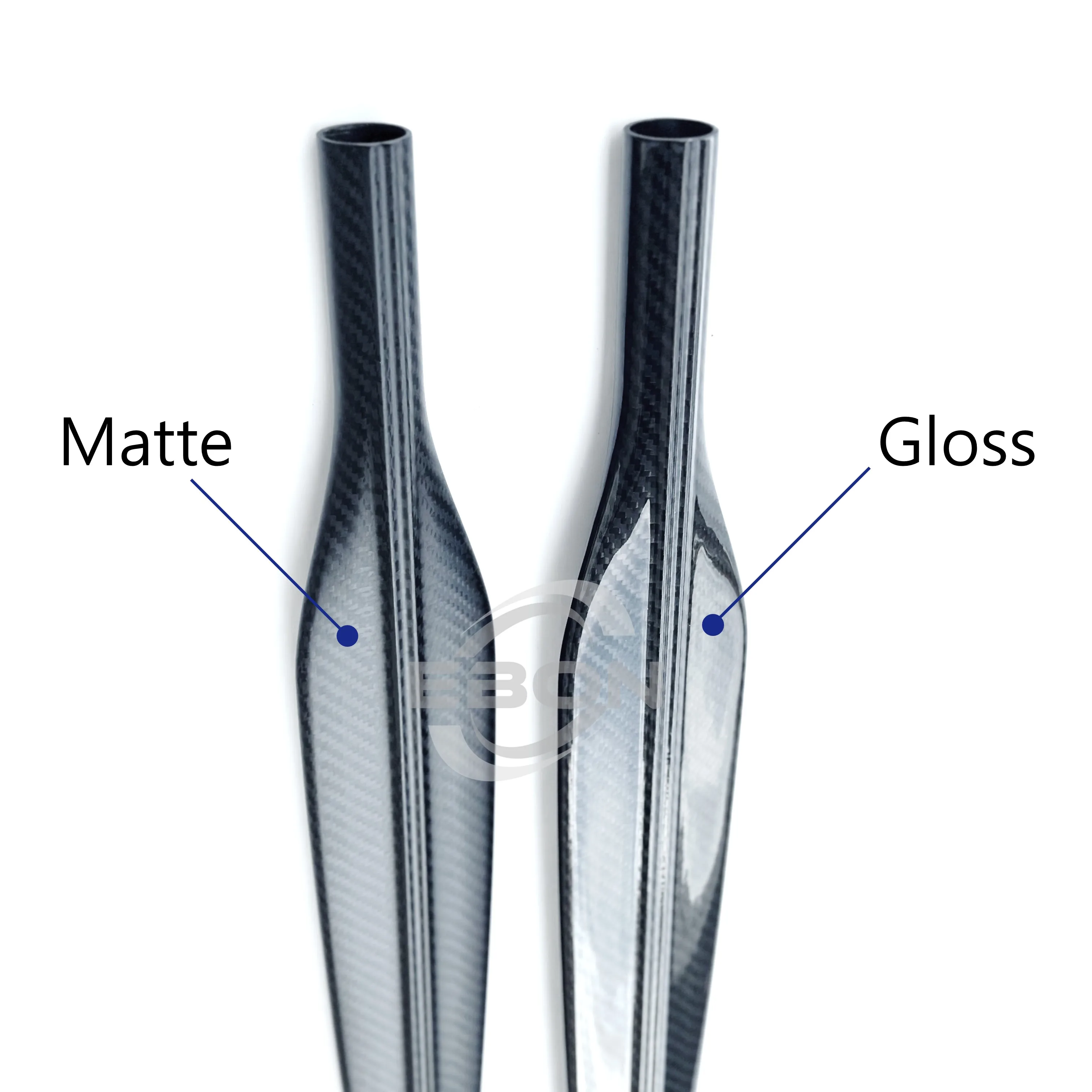 Ebon Koolstofvezel Inktvis Vorm Buis 26Mm X 30Mm 28Mm X 32Mm Koolstofvezel Speervissen Vat, Speergun Buis, Railguns Waterdicht