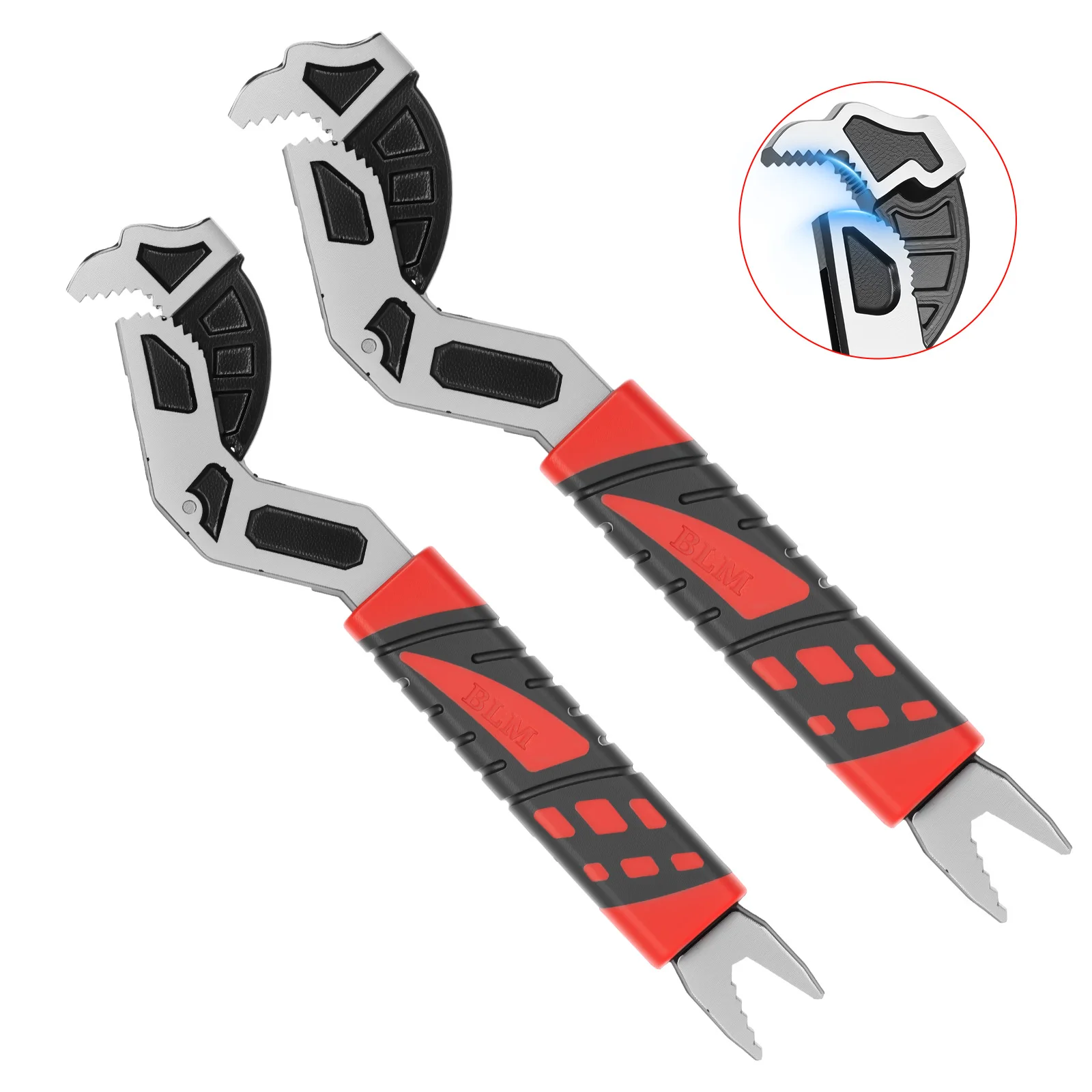 

2 шт. самоблокирующийся ключ 8 дюймов/12 дюймов самоблокирующиеся ключи из углеродистой стали регулируемый набор гаечных ключей для ремонта автомобиля, велосипеда, механика