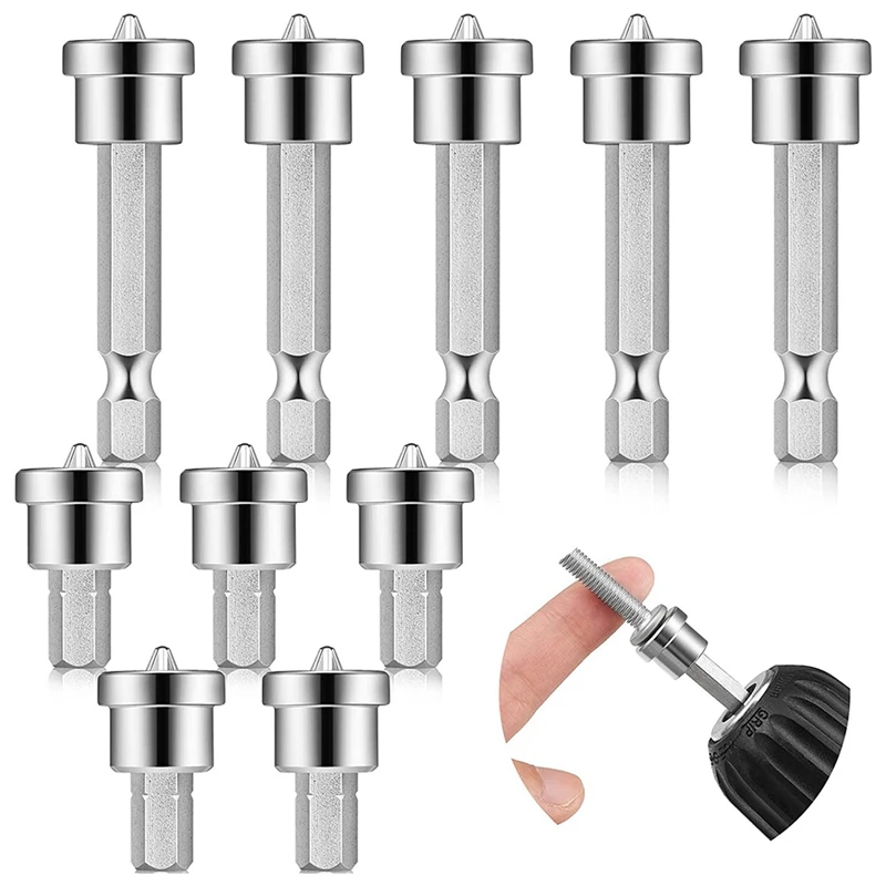 Jeu d'embouts de tournevis de positionnement magnétique, tête de lot, vis pour cloison sèche, 5 pièces pour 25mm, 5 pièces pour 50mm, 10 pièces