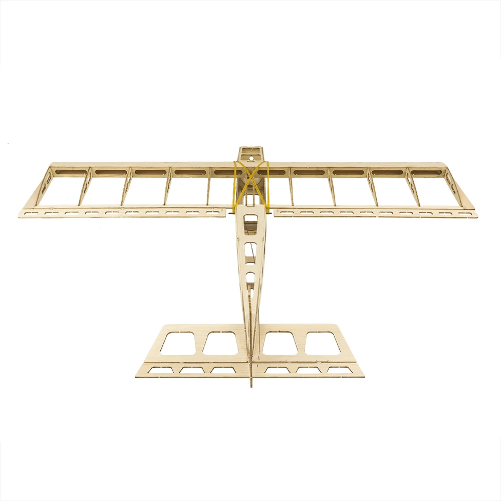 AEORC R03 0.6M STICK 06 Wooden Assembly RC Plane Balsa RC Airplane Model Kit Remote Control Outdoor Plane 3D Building Kit