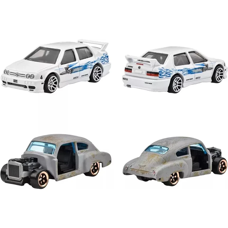 Hot Wheels HVX27 Fast and Furious 10 Cars Volkswagen Jetta Mazda RX Dodge Charger Chevy Fleetline Honda 1/64 Diecast Model Toy