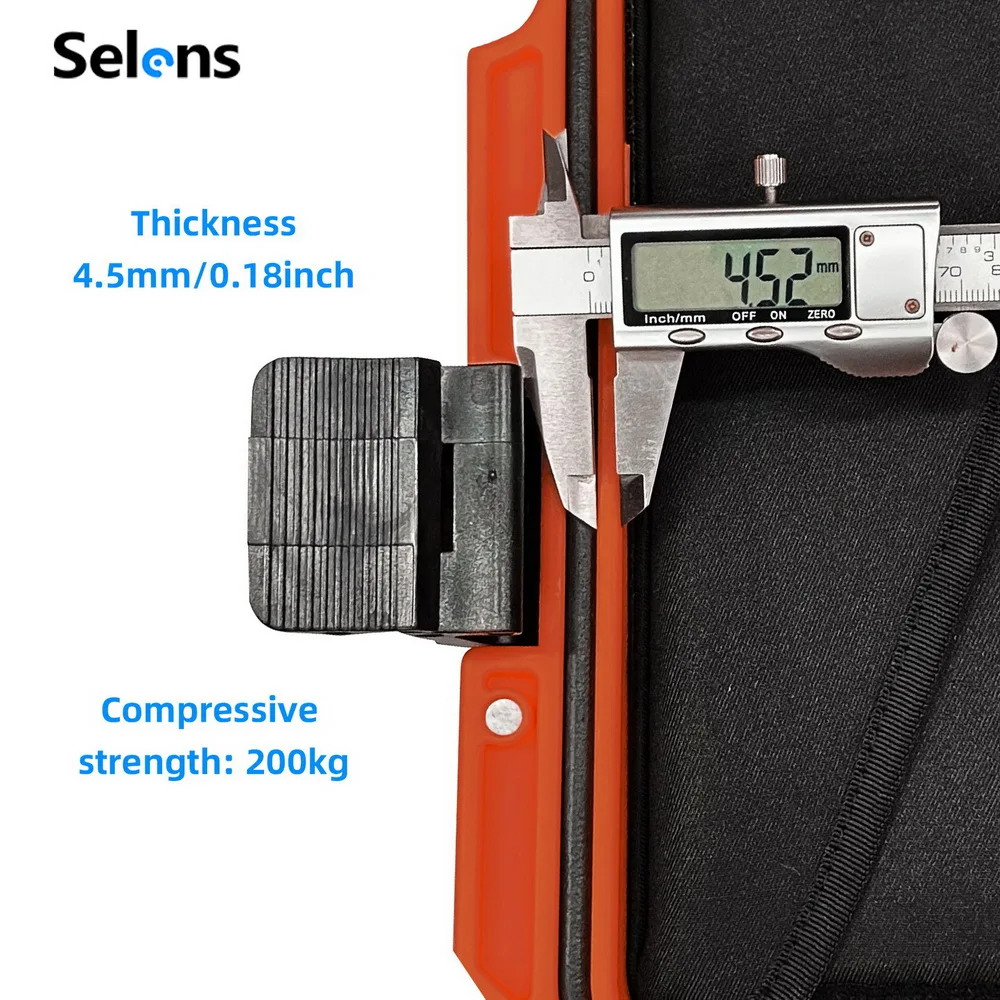 Selens 카메라 도구 케이스, 충격 방지 EVA 쿠션, 운반 유형 보관 사진 장비, 적재 용량 121.3 lbs (55 kg)