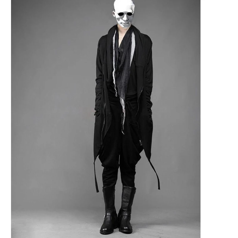 

Autumn Winter version of the Korean version of the new fashion long-sleeved Zipper cap and cap in large Cardigan men's coat love