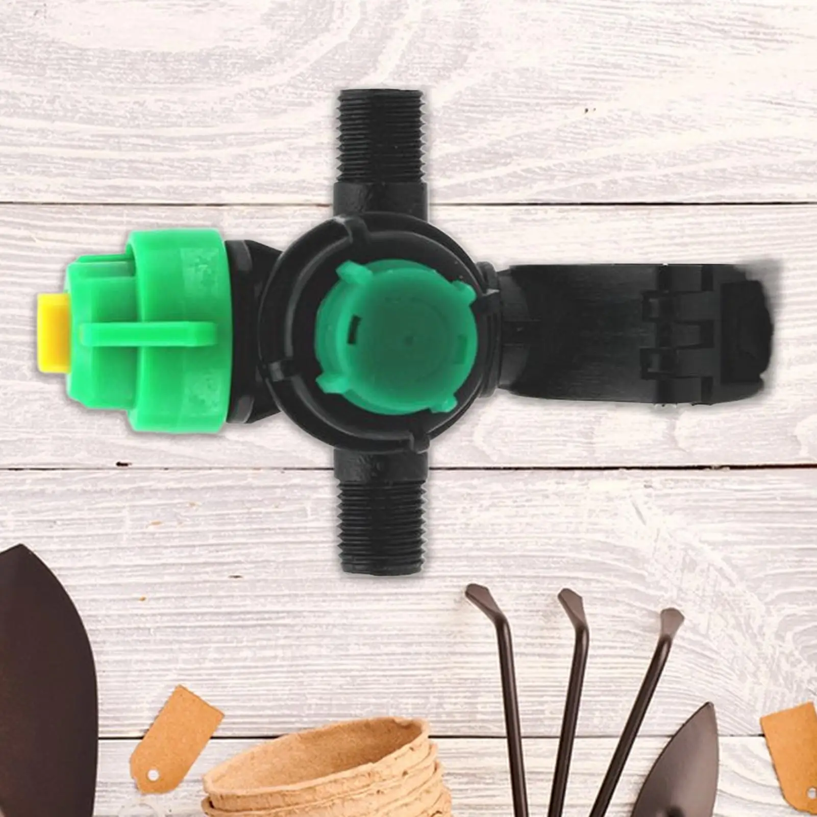 Nosel Selang 25mm Bentuk Kipas Kepala Semprot Kabut Selang Taman Untuk Irigasi Tanaman Luar Ruangan Pertanian Ladang